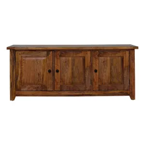 Mango Creek Entertainment Unit 3 Doors 160cm in Rustic Chocolate by OZ Design, a Entertainment Units & TV Stands for sale on Style Sourcebook
