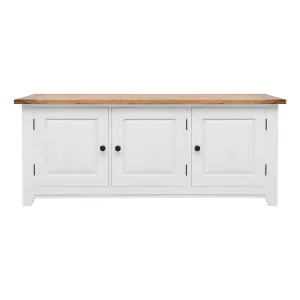Mango Creek Entertainment Unit 3 Doors 160cm in Clear / White by OZ Design, a Entertainment Units & TV Stands for sale on Style Sourcebook