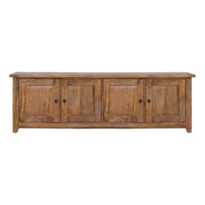 Mango Creek Entertainment Unit 3 Doors 207cm in Clear by OZ Design, a Entertainment Units & TV Stands for sale on Style Sourcebook