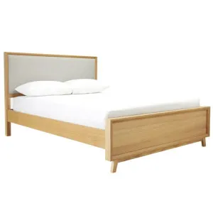 Morgan Upholstered Bed Oak - King Single by James Lane, a Beds & Bed Frames for sale on Style Sourcebook