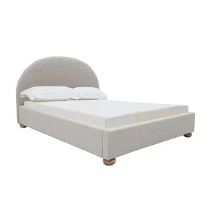 Arch Bed Boucle Pumice King by James Lane, a Beds & Bed Frames for sale on Style Sourcebook