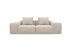 Riley Boucle Pumice Modular Sofa - 2 Seater by James Lane, a Sofas for sale on Style Sourcebook