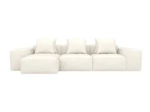 Riley Boucle Ivory Modular Chaise Sofa - 3 Seater by James Lane, a Sofas for sale on Style Sourcebook