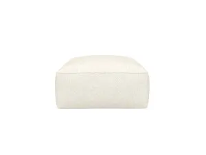 Riley Boucle Ivory Ottoman - Large by James Lane, a Ottomans for sale on Style Sourcebook