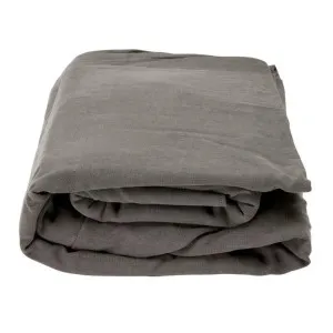 Riley Armrest Module Slip Cover Linen Charcoal by James Lane, a Sofas for sale on Style Sourcebook
