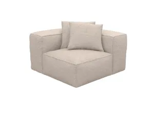 Riley Boucle Pumice Corner Sofa Module by James Lane, a Sofas for sale on Style Sourcebook