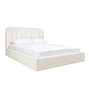 Maeve Gas Lift Bed Boucle Ivory Single by James Lane, a Beds & Bed Frames for sale on Style Sourcebook