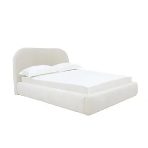 Capri Gas Lift Bed Muse Flax Double by James Lane, a Beds & Bed Frames for sale on Style Sourcebook