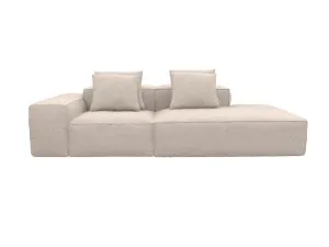 Riley Boucle Pumice Modular Sofa Right Terminal - 3 Seater by James Lane, a Sofas for sale on Style Sourcebook