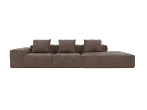 Riley Muse Mink Modular Sofa Right Terminal - 4 Seater by James Lane, a Sofas for sale on Style Sourcebook