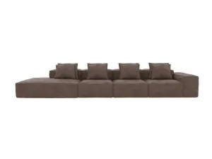 Riley Muse Mink Modular Sofa Left Terminal - 5 Seater by James Lane, a Sofas for sale on Style Sourcebook
