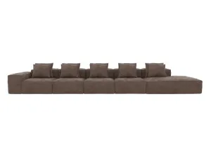 Riley Muse Mink Modular Sofa Right Terminal - 6 Seater by James Lane, a Sofas for sale on Style Sourcebook