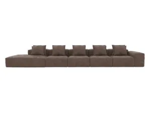Riley Muse Mink Modular Sofa Left Terminal - 6 Seater by James Lane, a Sofas for sale on Style Sourcebook