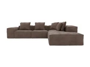Riley Muse Mink Corner Modular Sofa with Right Terminal - 5 Seater by James Lane, a Sofas for sale on Style Sourcebook