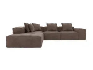 Riley Muse Mink Corner Modular Sofa with Left Terminal - 5 Seater by James Lane, a Sofas for sale on Style Sourcebook