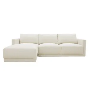 Haven Apt California Ivory Chaise Sofa Left Facing - 3 Seater by James Lane, a Sofas for sale on Style Sourcebook