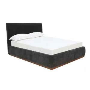 Haven Dark Gas Lift Bed California Charcoal Double by James Lane, a Beds & Bed Frames for sale on Style Sourcebook