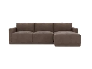 Haven Muse Mink Chaise Sofa Right Facing - 3 Seater by James Lane, a Sofas for sale on Style Sourcebook