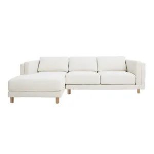 Hayes California Ivory Chaise Sofa Left Facing - 3 Seater by James Lane, a Sofas for sale on Style Sourcebook