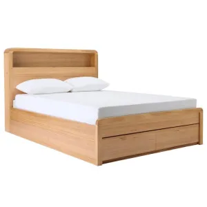 Chloe Gas Lift Bookend & Drawer Bedwith USB & LED King Messmate by James Lane, a Beds & Bed Frames for sale on Style Sourcebook