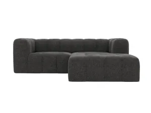 Lucello California Charcoal Modular Sofa with Ottoman - 2 Seater by James Lane, a Sofas for sale on Style Sourcebook