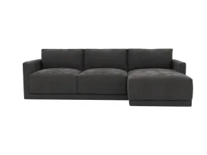 Haven Apt California Charcoal Chaise Sofa Right Facing - 3 Seater by James Lane, a Sofas for sale on Style Sourcebook