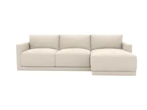 Haven Apt Muse Flax Chaise Sofa Right Facing - 3 Seater by James Lane, a Sofas for sale on Style Sourcebook