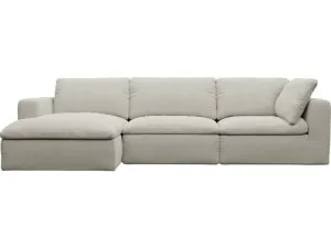 Cloud Deep Noa Desert Modular Chaise Sofa Left Facing - 3 Seater by James Lane, a Sofas for sale on Style Sourcebook