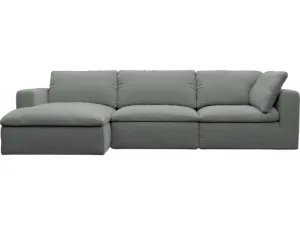Cloud Deep Tribute Storm Modular Chaise Sofa Left Facing - 3 Seater by James Lane, a Sofas for sale on Style Sourcebook