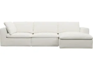 Cloud Deep Tribute Shell Modular Chaise Sofa Right Facing - 3 Seater by James Lane, a Sofas for sale on Style Sourcebook