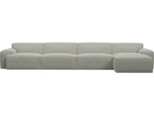 Copenhagen Toorak Pebble Chaise Sofa Right Facing - 4 Seater by James Lane, a Sofas for sale on Style Sourcebook