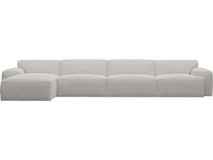 Copenhagen Avon Mineral Chaise Sofa Left Facing - 4 Seater by James Lane, a Sofas for sale on Style Sourcebook