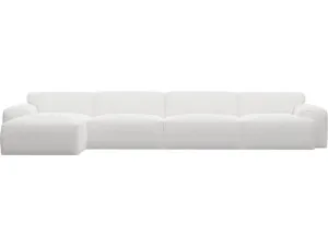 Copenhagen Noa Fog Chaise Sofa Left Facing - 4 Seater by James Lane, a Sofas for sale on Style Sourcebook
