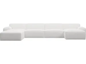 Copenhagen Noa Fog Sofa - 5 seater U Shaped Modular with RAF Chaise by James Lane, a Sofas for sale on Style Sourcebook