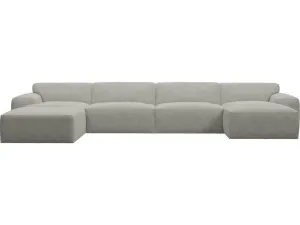 Copenhagen Toorak Pebble Sofa - 5 seater U Shaped Modular with RAF Chaise by James Lane, a Sofas for sale on Style Sourcebook