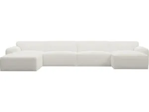 Copenhagen Tribute Shell Sofa - 5 seater U Shaped Modular with RAF Chaise by James Lane, a Sofas for sale on Style Sourcebook