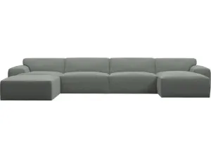 Copenhagen Tribute Storm Sofa - 5 seater U Shaped Modular with RAF Chaise by James Lane, a Sofas for sale on Style Sourcebook