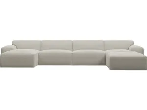Copenhagen Noa Desert Sofa - 5 seater U Shaped Modular with LAF Chaise by James Lane, a Sofas for sale on Style Sourcebook