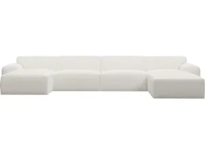 Copenhagen Tribute Shell Sofa - 5 seater U Shaped Modular with LAF Chaise by James Lane, a Sofas for sale on Style Sourcebook