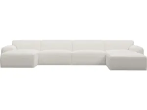 Copenhagen Tribute Ice Sofa - 5 seater U Shaped Modular with LAF Chaise by James Lane, a Sofas for sale on Style Sourcebook