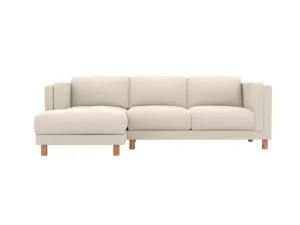 Hayes Muse Flax Chaise Sofa Left Facing - 3 Seater by James Lane, a Sofas for sale on Style Sourcebook