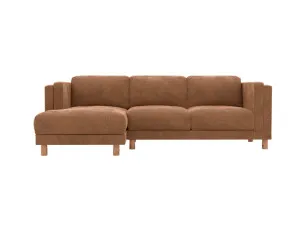 Hayes Tribute Chestnut Chaise Sofa Left Facing - 3 Seater by James Lane, a Sofas for sale on Style Sourcebook