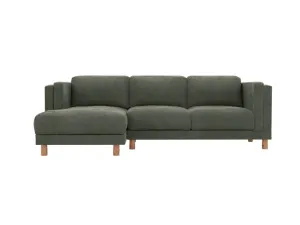 Hayes Tribute Dark Jade Chaise Sofa Left Facing - 3 Seater by James Lane, a Sofas for sale on Style Sourcebook