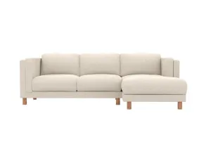 Hayes Muse Flax Chaise Sofa Right Facing - 3 Seater by James Lane, a Sofas for sale on Style Sourcebook