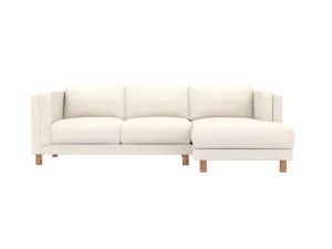 Hayes Noa Fog Chaise Sofa Right Facing - 3 Seater by James Lane, a Sofas for sale on Style Sourcebook