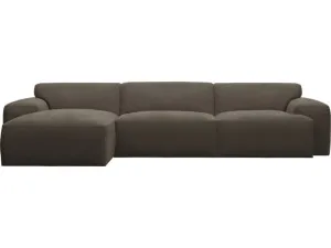 Copenhagen Muse Mink Modular Chaise Sofa Left Facing - 3 Seater by James Lane, a Sofas for sale on Style Sourcebook