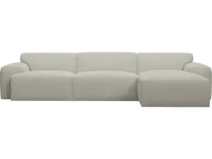 Copenhagen California Ivory Modular Chaise Sofa Right Facing - 3 Seater by James Lane, a Sofas for sale on Style Sourcebook