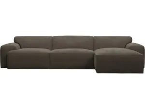 Copenhagen Muse Mink Modular Chaise Sofa Right Facing - 3 Seater by James Lane, a Sofas for sale on Style Sourcebook