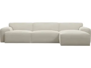Copenhagen Muse Flax Modular Chaise Sofa Right Facing - 3 Seater by James Lane, a Sofas for sale on Style Sourcebook