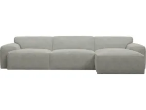 Copenhagen Toorak Pebble Modular Chaise Sofa Right Facing - 3 Seater by James Lane, a Sofas for sale on Style Sourcebook